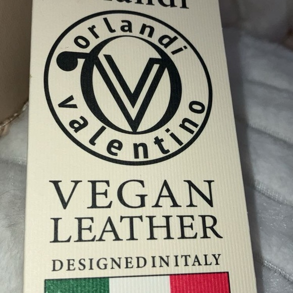 🔥LOW START🔥NWT Valentino Orlandi Cream Mini Bag satchel w/ branded crossbody - Picture 9 of 9